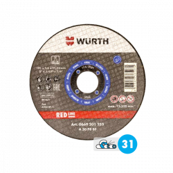 Диск за рязане на метал Wurth Red Line Metal 